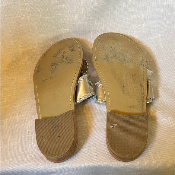 Jack Rogers Metallic Silver Women's Sandals - Picture 4 of 4
